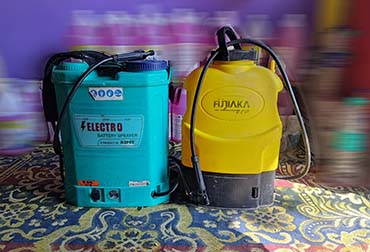 Battery spray machine - Mass Management Services